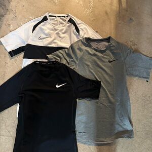 Nike drifit T-Shirts - Black, Gray, White